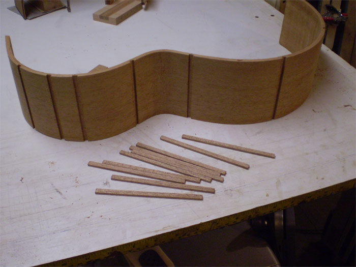 all verticle slots cut